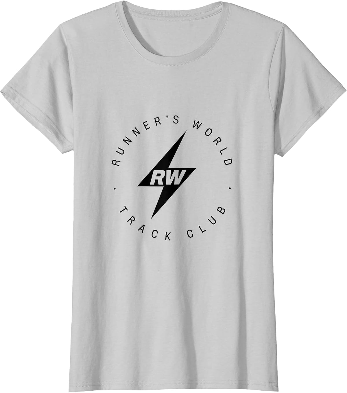 Runner's World Track Club T-Shirt - Silver Grey