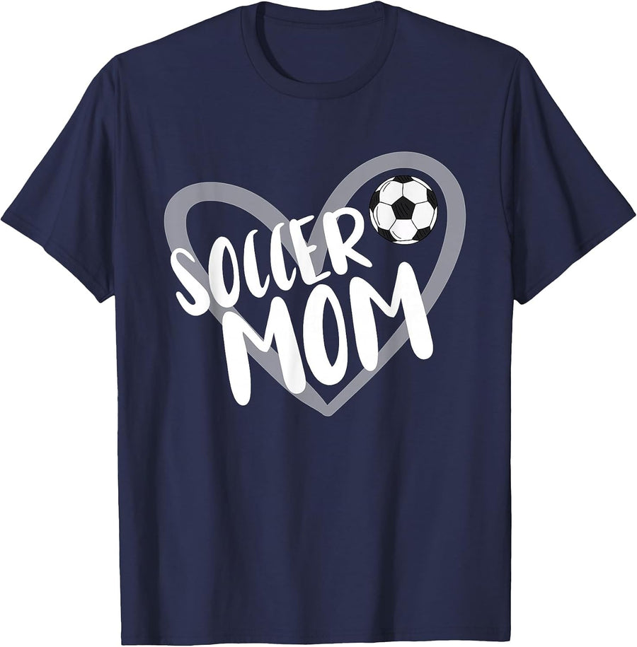 Soccer Mom T-Shirt - Navy Blue
