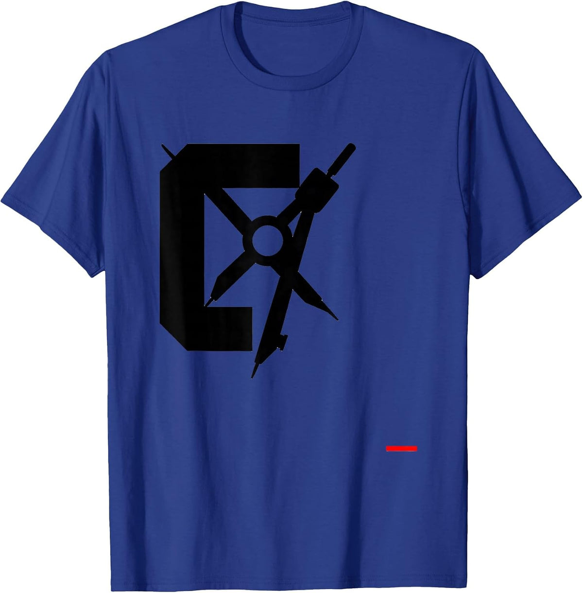 Men's Square and Compass Masonic Fraternal Pride Freemason T-Shirt - Royal Blue