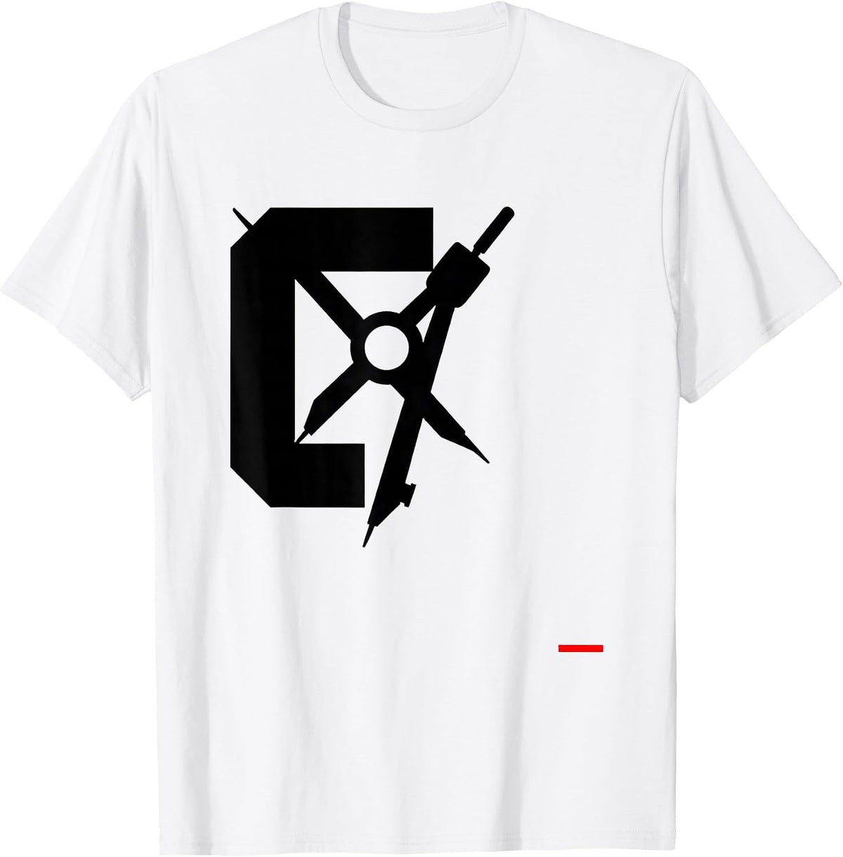 Men's Square and Compass Masonic Fraternal Pride Freemason T-Shirt - White