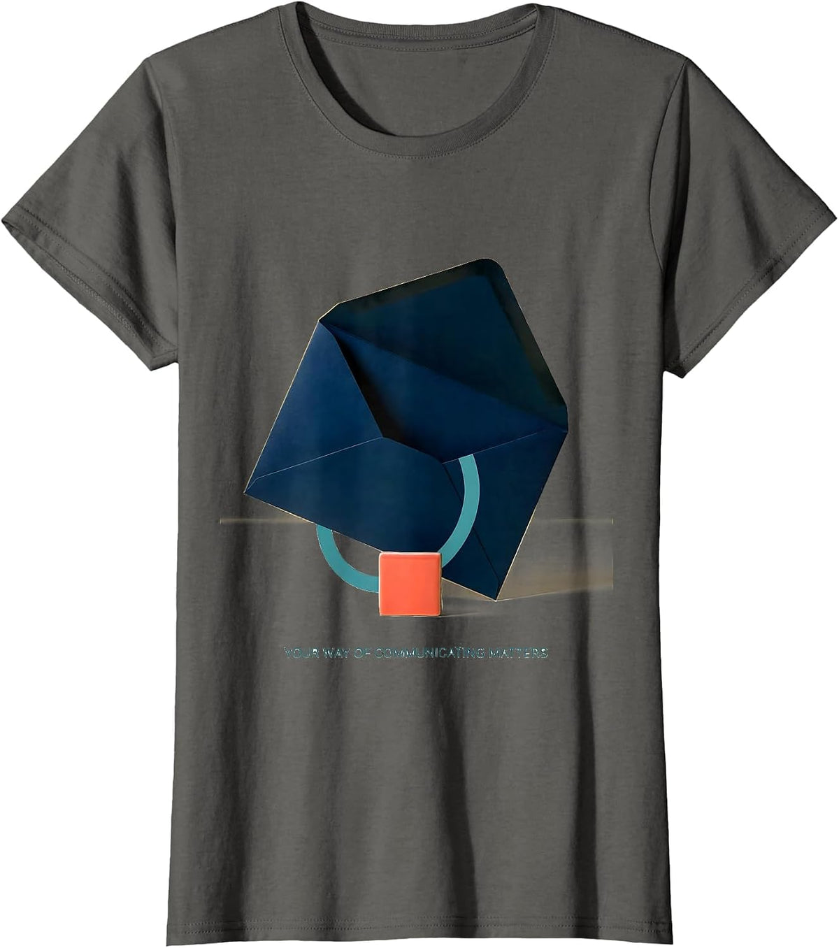 Women's Your Way Of Communicating Matters Speech Language T-Shirt - Asphalt Grey