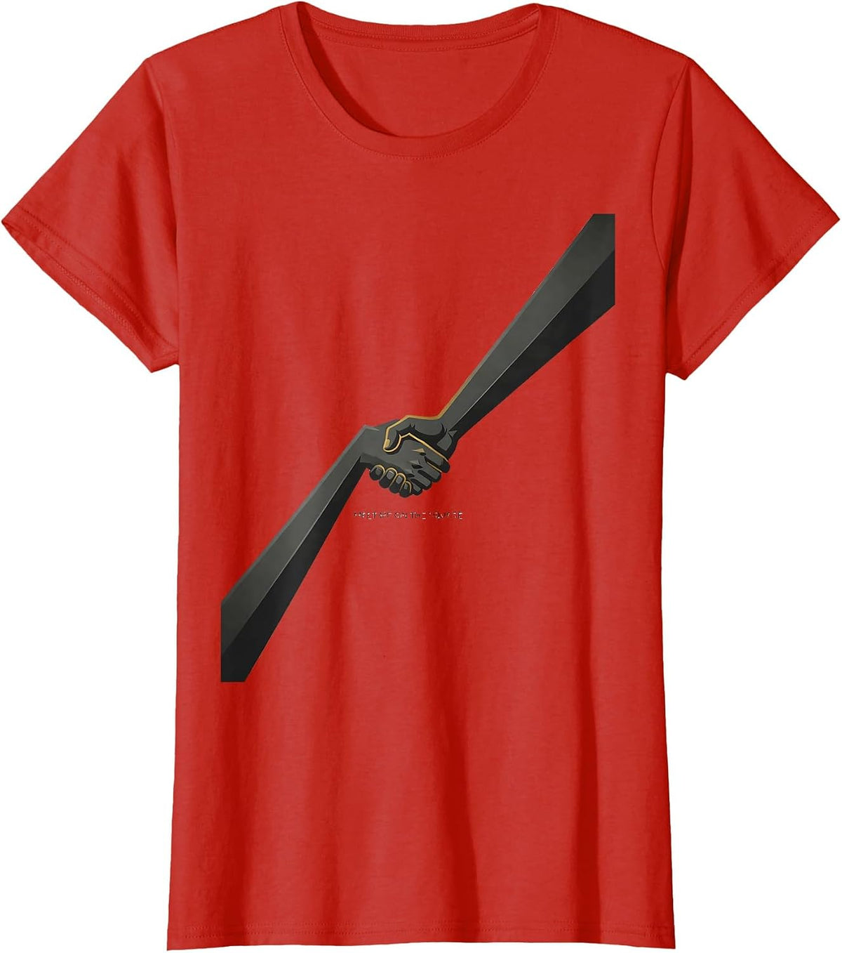 Meet Me On The Square Freemason Square And Compass Fraternal T-Shirt - Red
