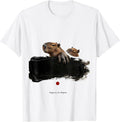 Men's Napping. No Regrets. Cute Capybara Sleepybara Nap Lover T-Shirt - White