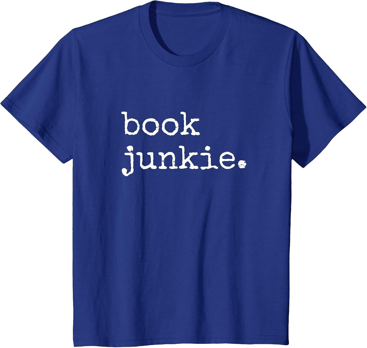 Book Junkie Reading T-Shirt - Royal Blue