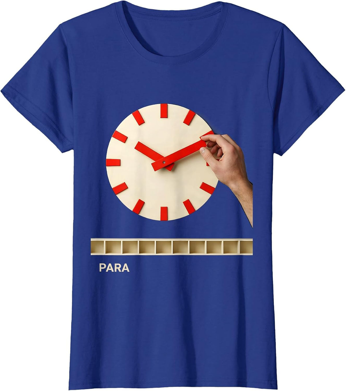 Women's Para Funny Paraprofessional Paraeducator Teacher Aide T-Shirt - Royal Blue