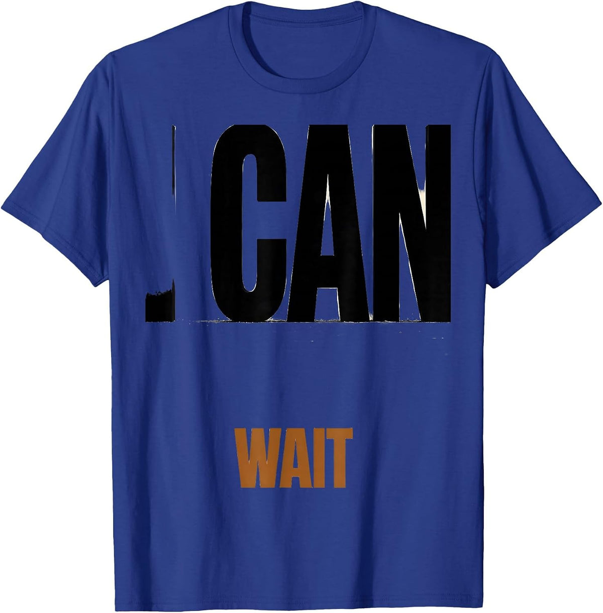 I Can Wait Funny Basset Hound Dog Lover Gift for Dad T-Shirt - Royal Blue