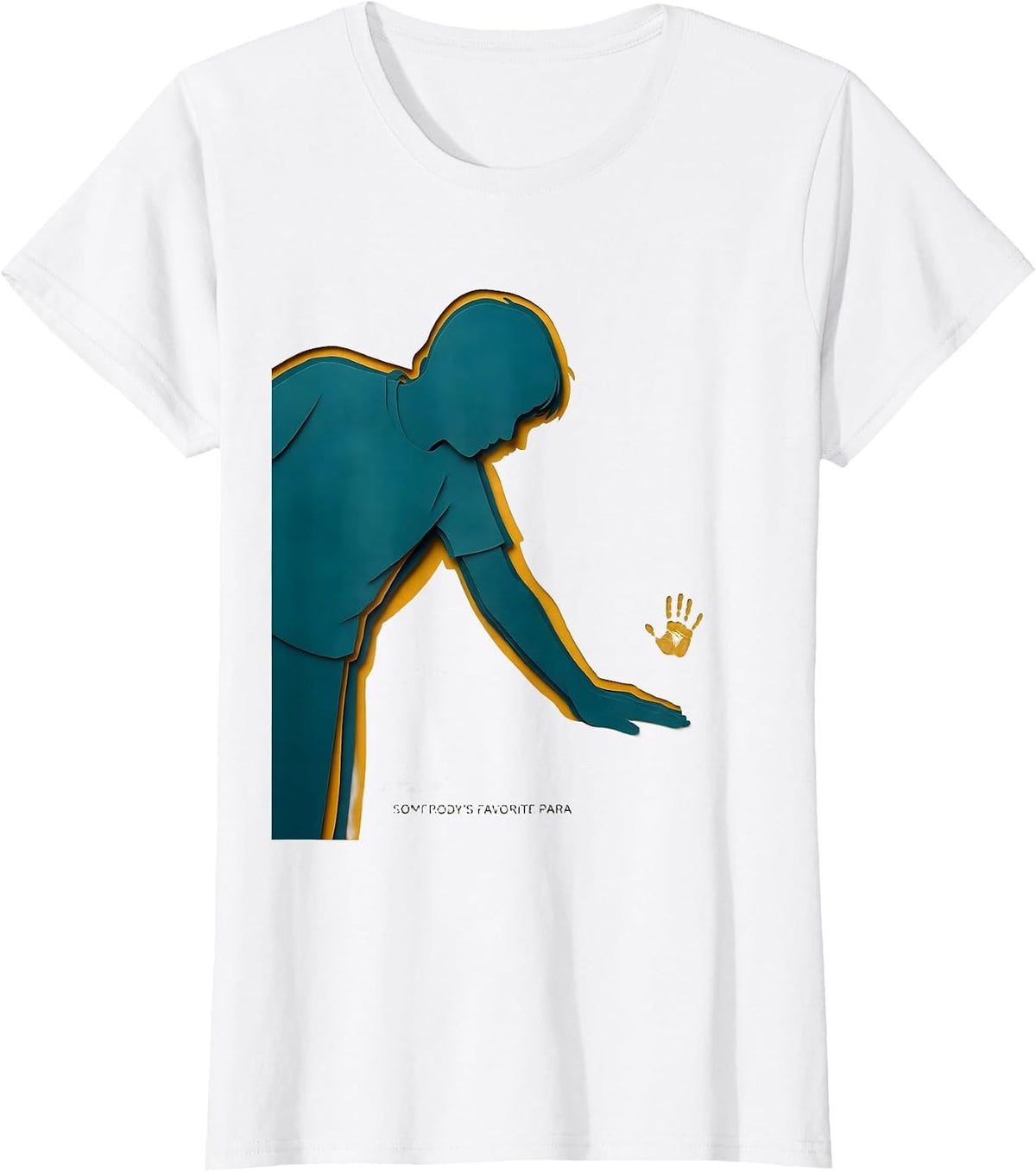 Somebody's Favorite Para Funny Paraprofessional Paraeducator T-Shirt - White