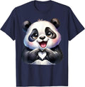 Cute Funny Meme Panda Lover Men Women Kid T-Shirt - Navy Blue