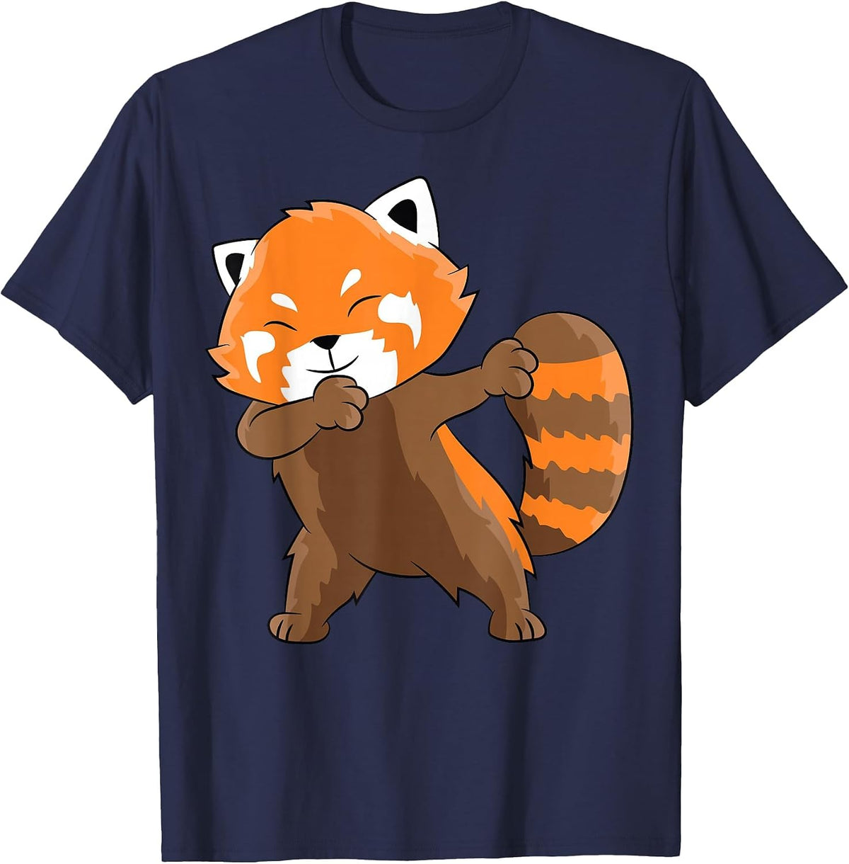 Dabbing Red Panda Dabbender Red Panda T-Shirt - Navy Blue