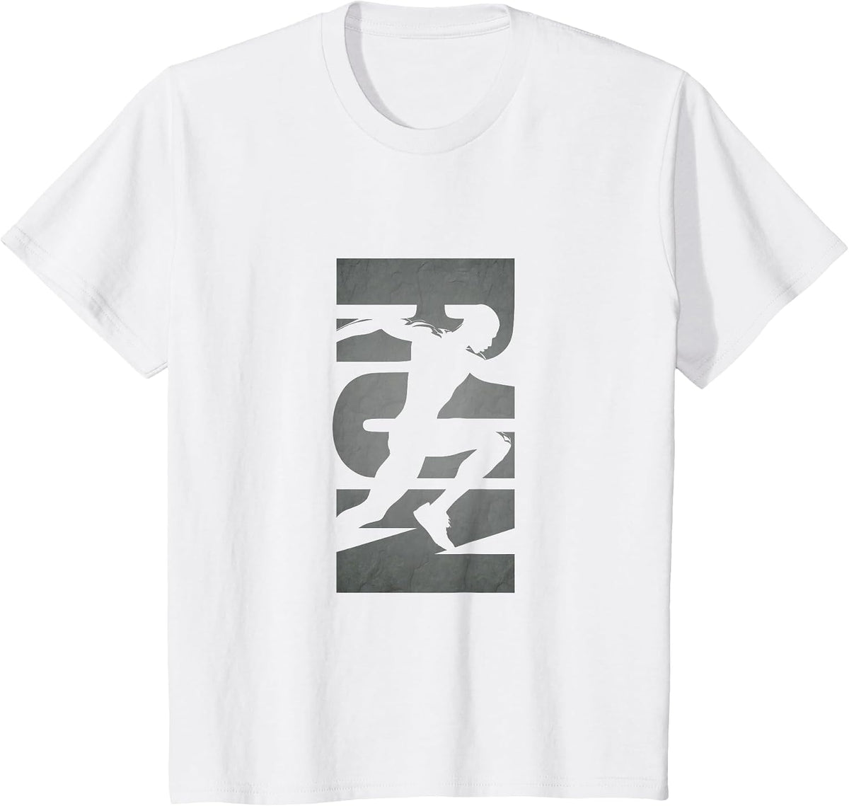 Run Runner Running Track and Field T-Shirt - White