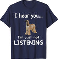 Afghan Hound Dog - Afghan Hound T-Shirt - Navy Blue