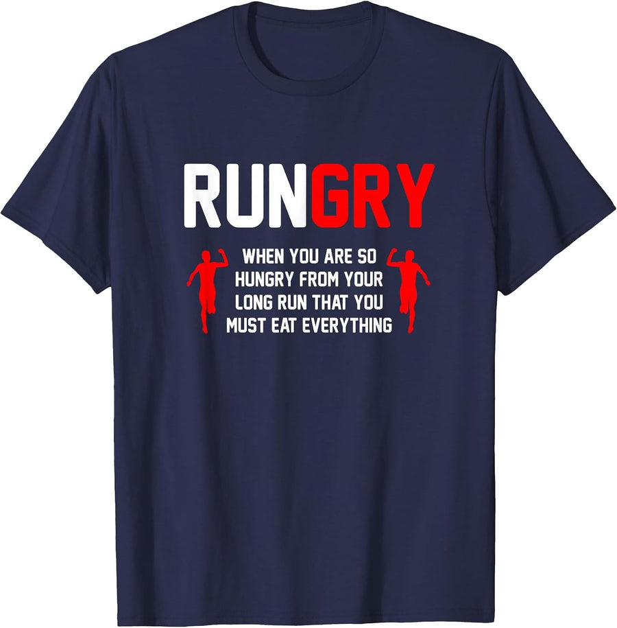 Cross Country Running - XC Run Runner T-Shirt - Navy Blue