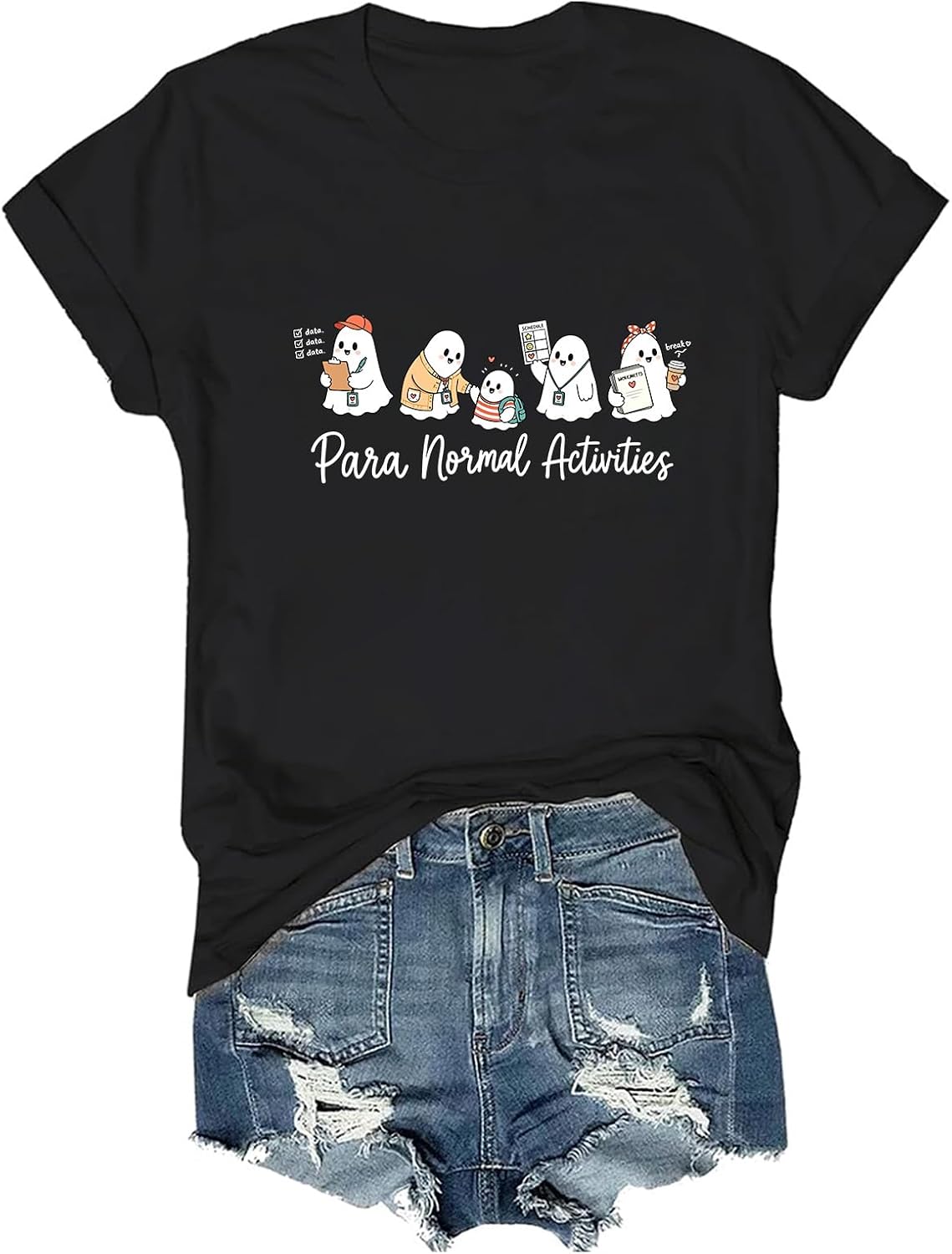 Para Normal Activities SPED Teachers Shirt Paraprofessional Tee Unisex - Black