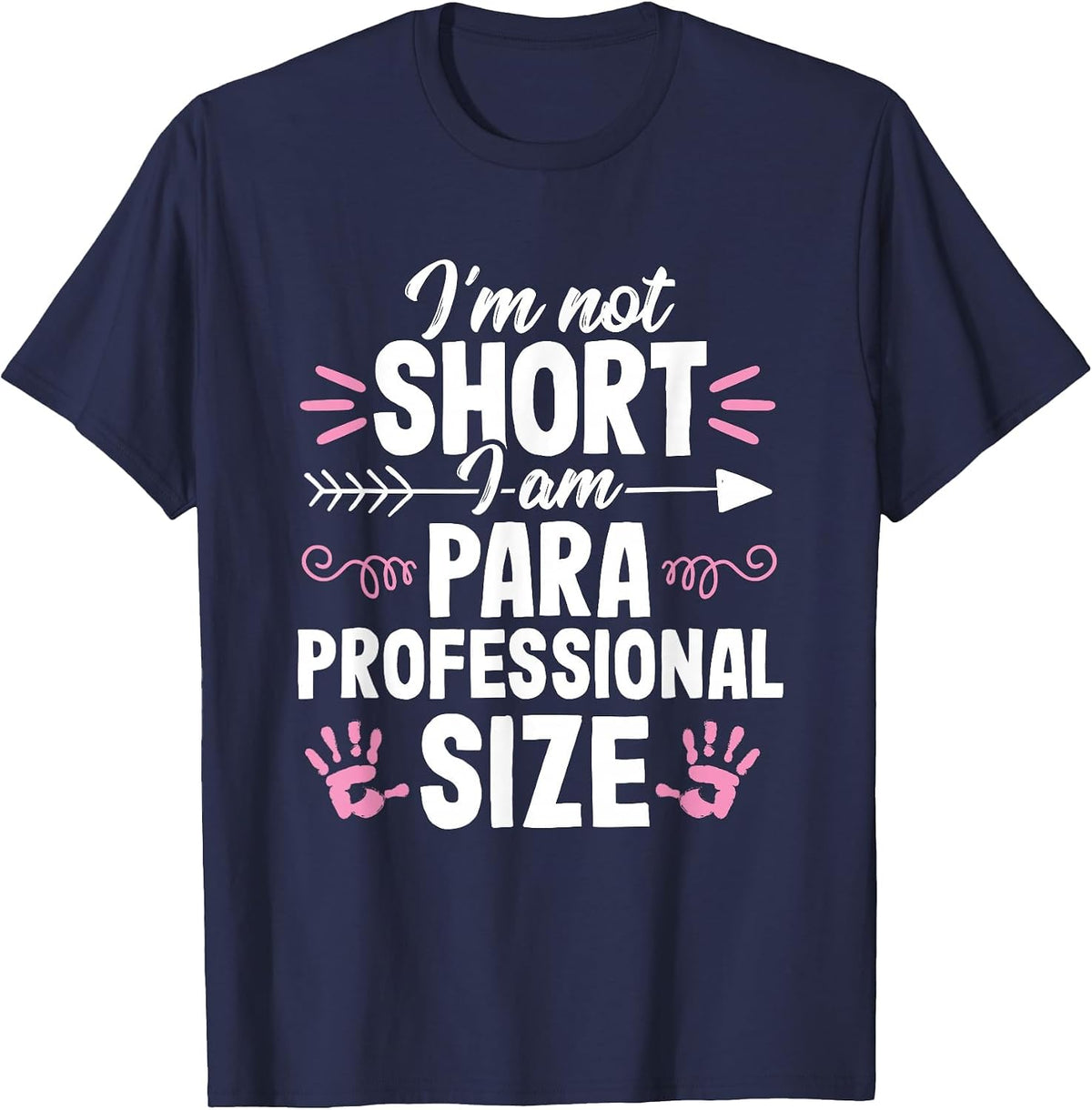 Paraprofessional Funny Appreciation Teaching Assistant T-Shirt - Navy Blue