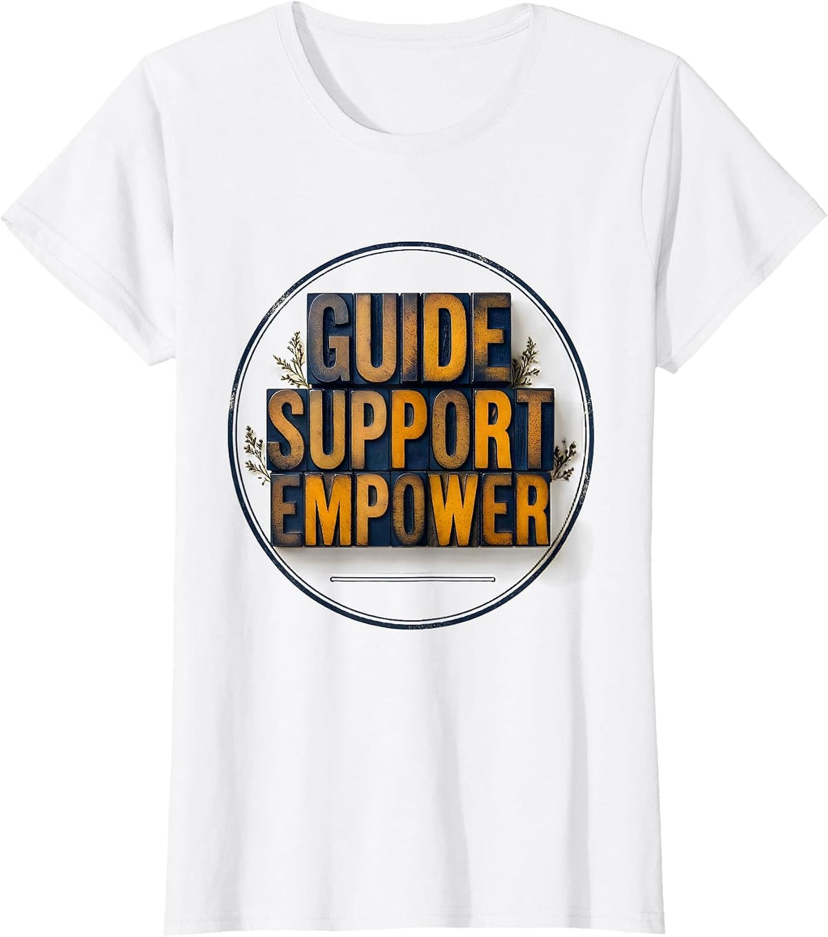 Women's Guide Support Empower Social Worker Social Work Month T-Shirt - White