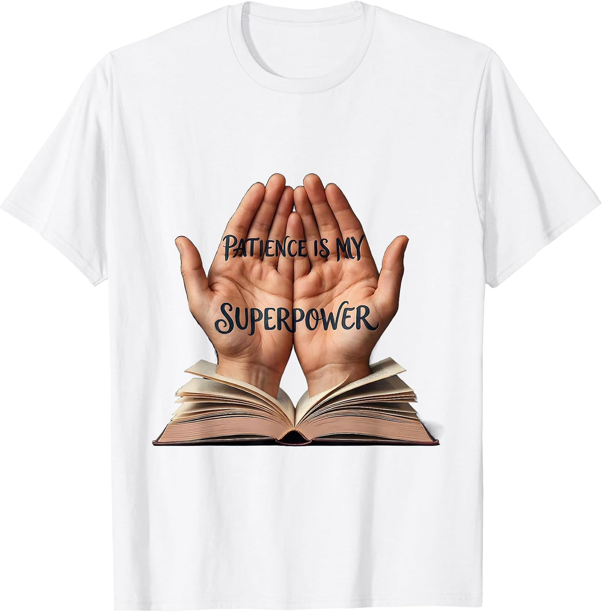 Men's Patience Is My Superpower Special Education Teacher T-Shirt - White