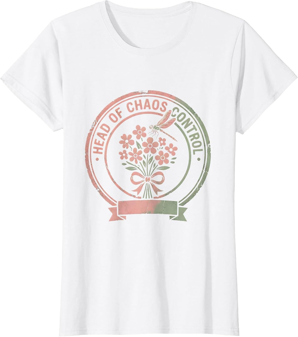 Head of Chaos Control Coordinator Design T-Shirt - White