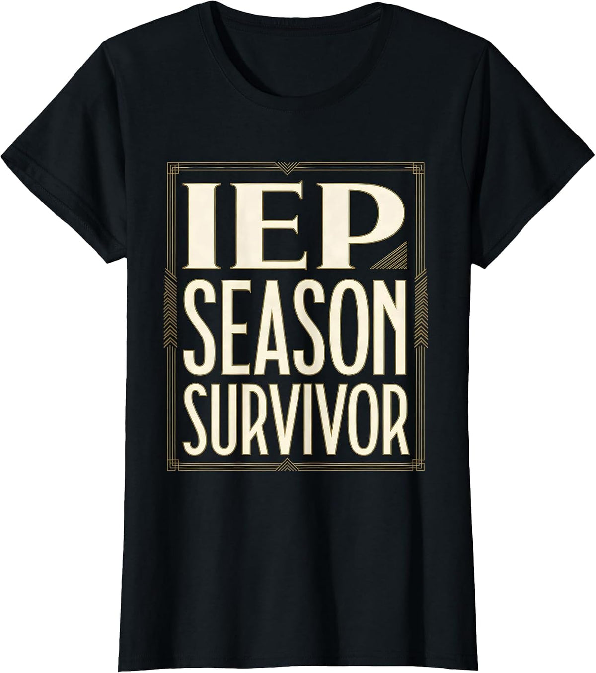 Women's IEP Season Survivor Special Education Teacher T-Shirt - Black