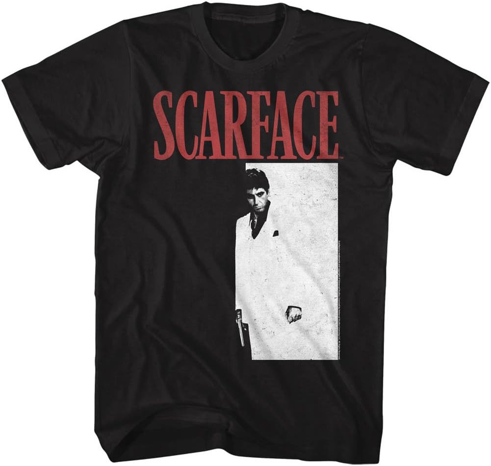 DressCode Scarface Mens Meng T-Shirt, Color Black, Size: Large - As Pictured