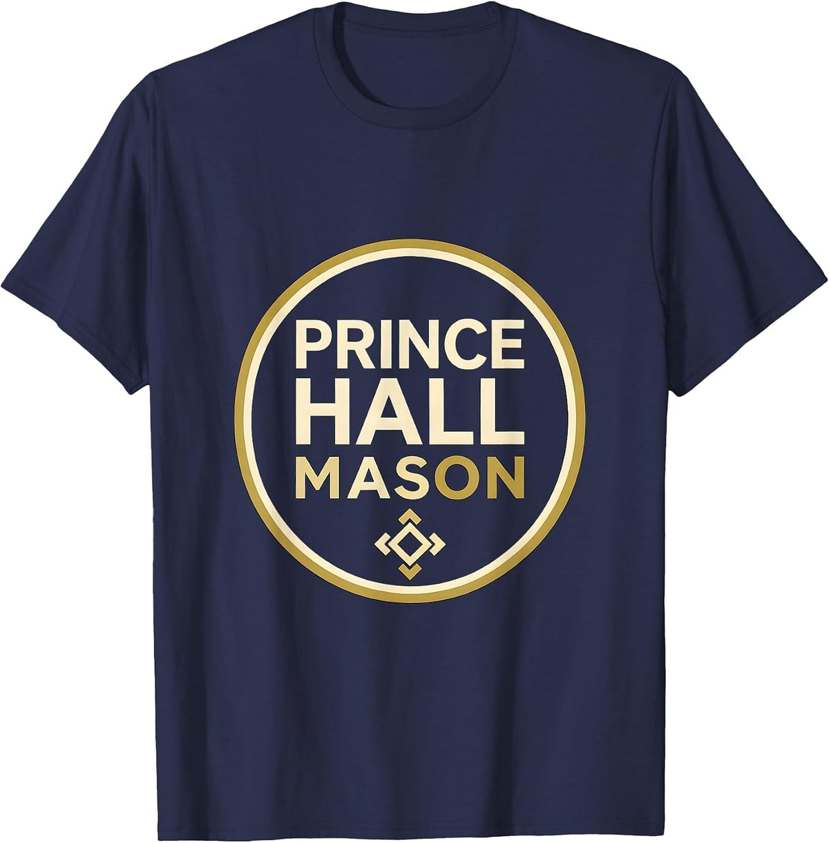 Prince Hall Mason Fraternal Pride Freemason Lodge Gift T-Shirt - Navy Blue