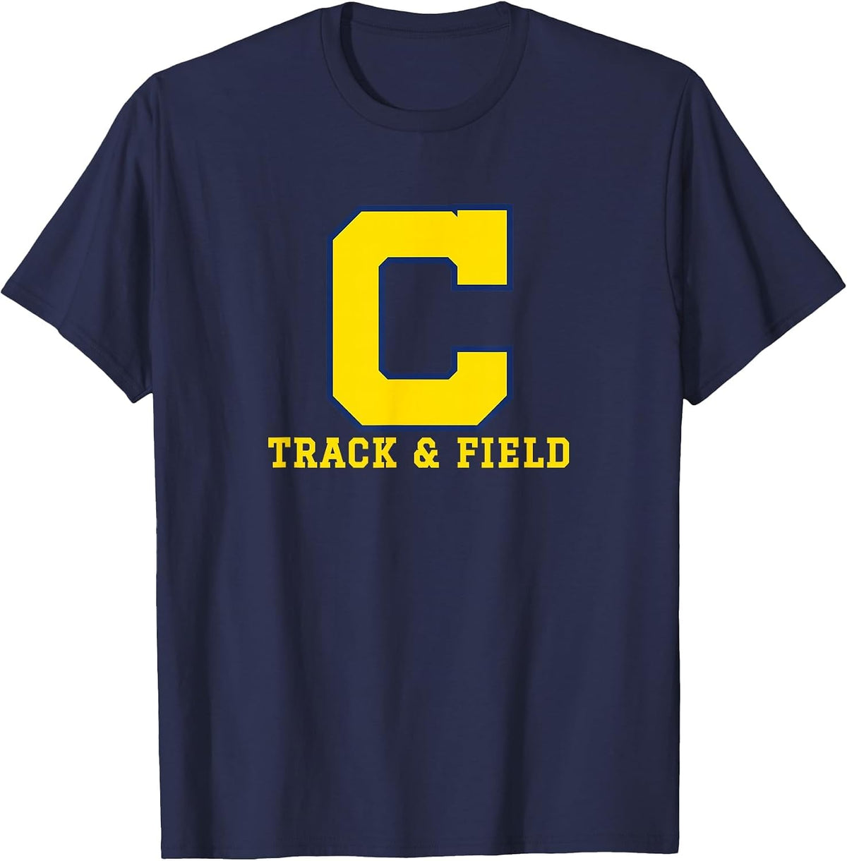 Copley High School Indians Track & Field T-Shirt - Navy Blue