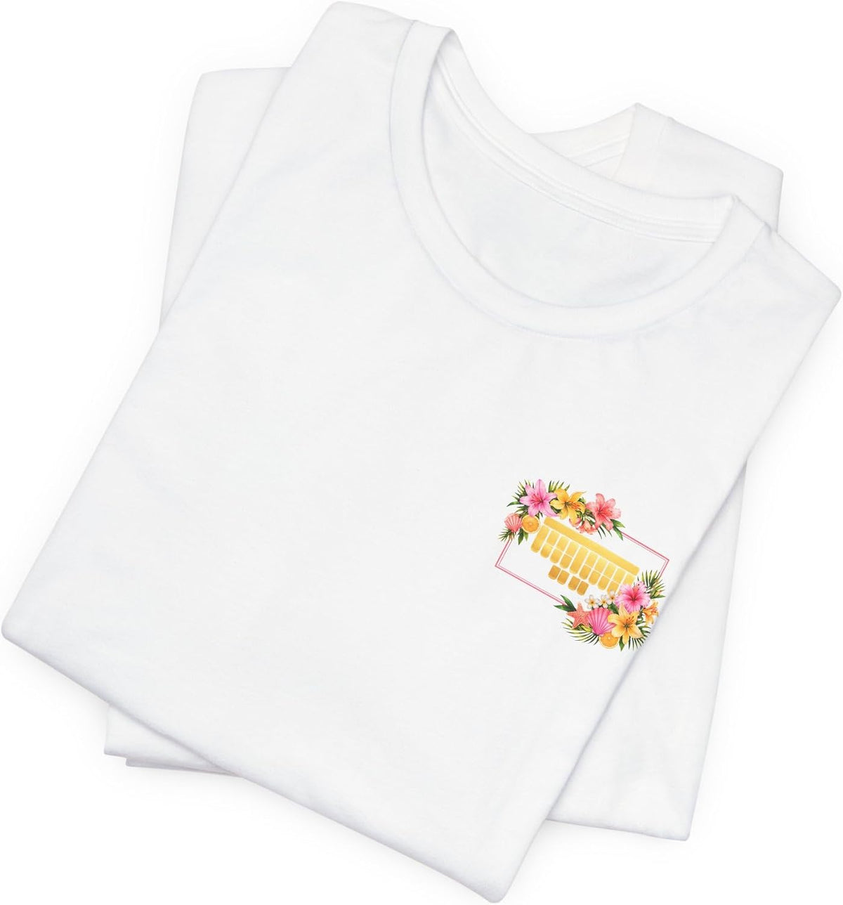 Steno Keyboard Court Reporter Soft Tee - White
