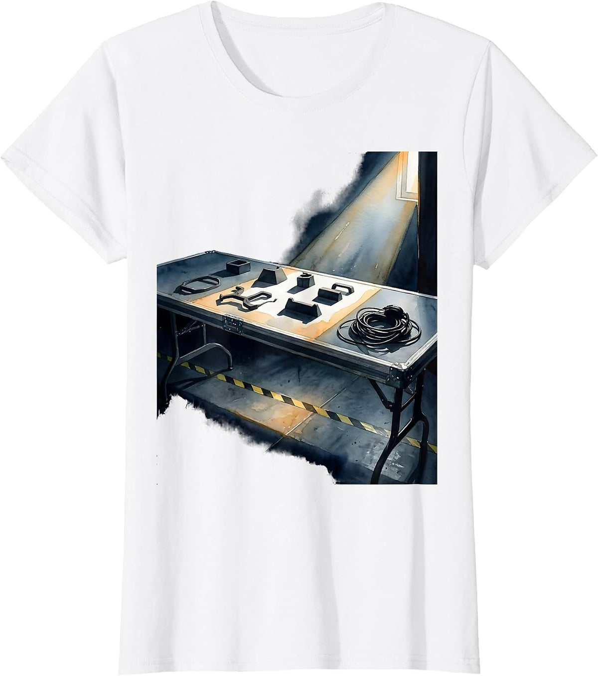 Backstage Props Crew Humor Musical Theatre Theater Staff T-Shirt - White