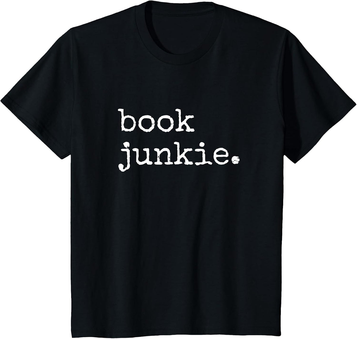 Book Junkie Reading T-Shirt - Black