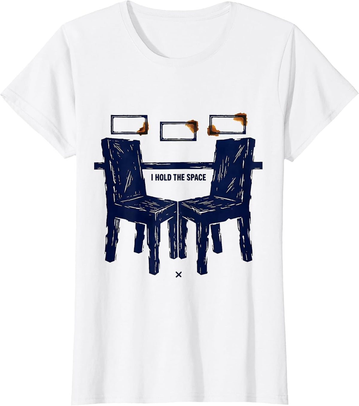 Women's I Hold The Space Social Worker Appreciation Social Work T-Shirt - White