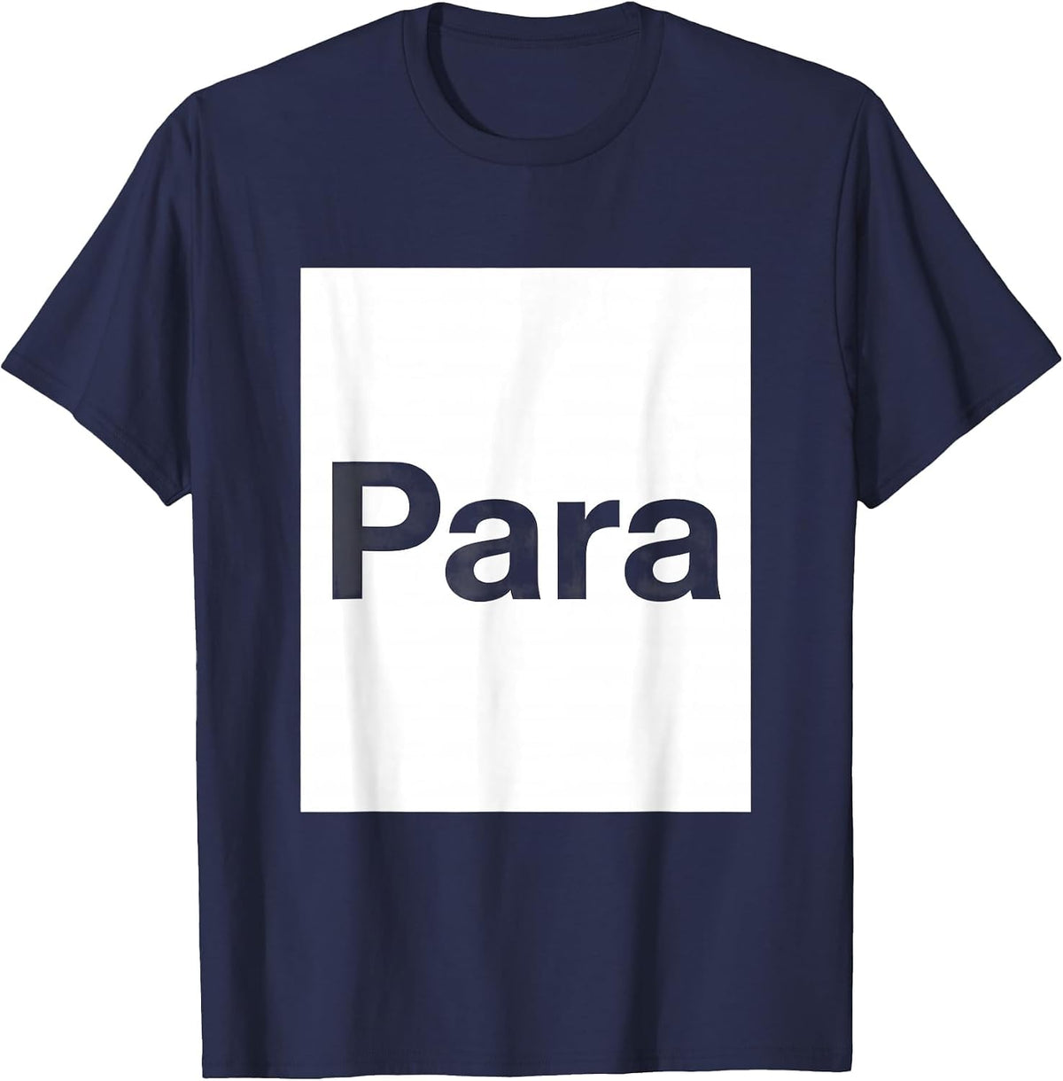 Men's Para Funny Paraprofessional Teacher Aide Appreciation Gift T-Shirt - Navy Blue