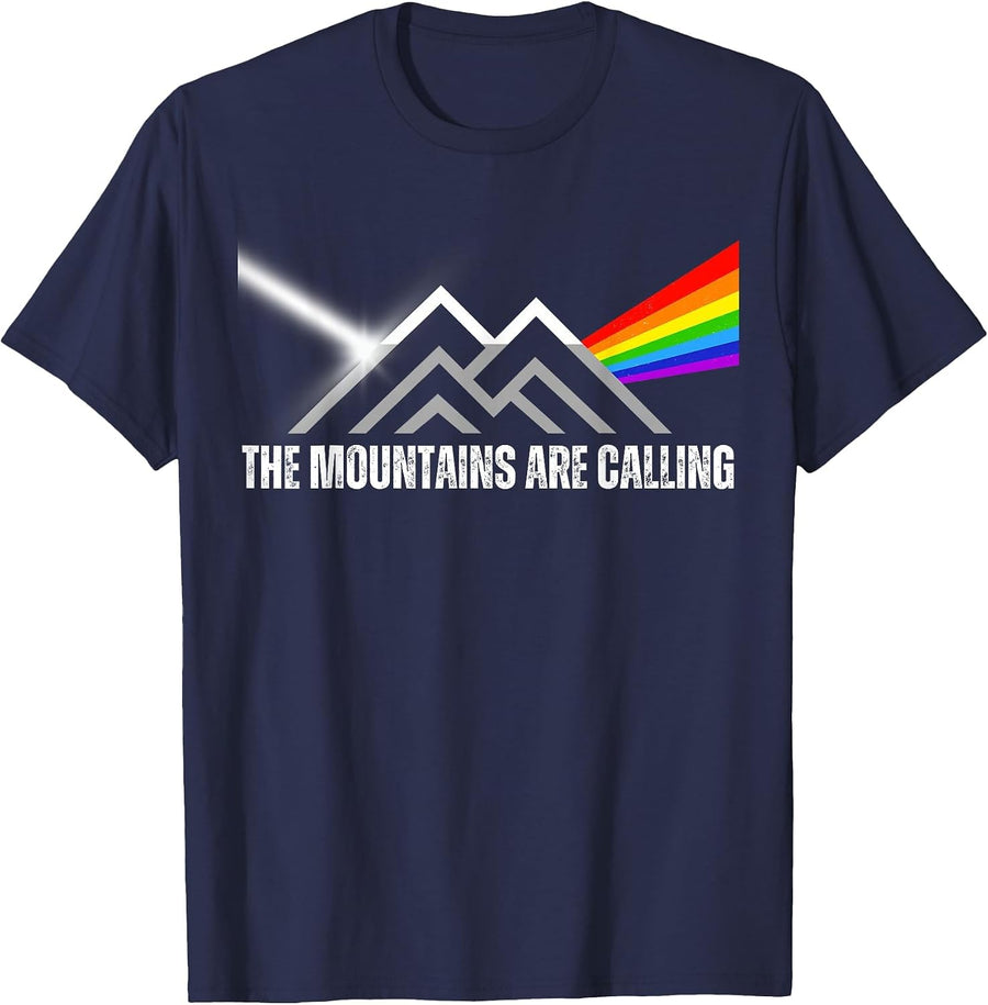 THE Mountains are Calling T-Shirt - Navy Blue