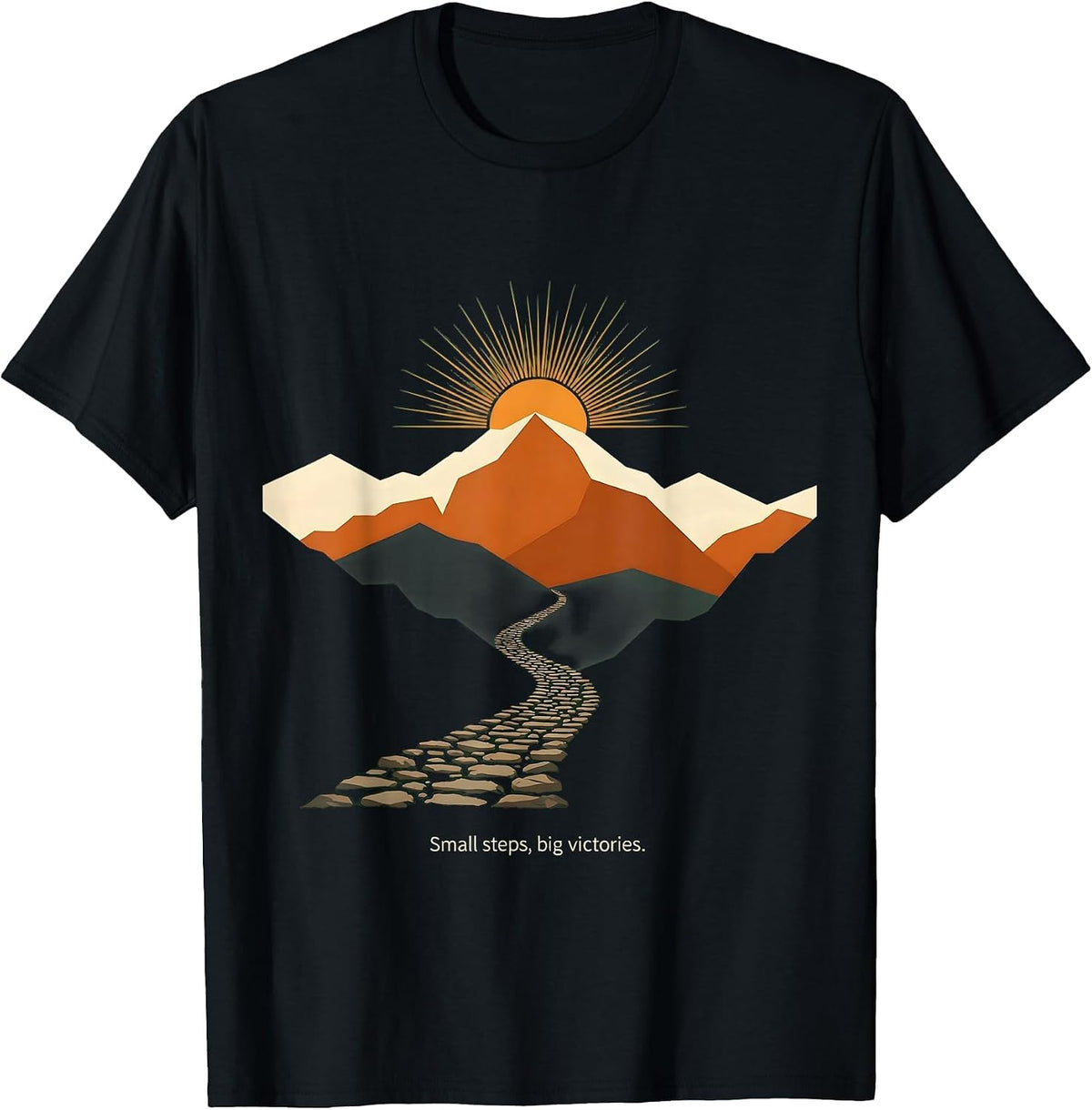 Men's Small Steps Big Victories Special Education Teacher T-Shirt - Black