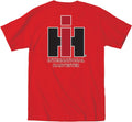 Case IH Front and Back - Men's Short Sleeve Graphic T-Shirt - Red