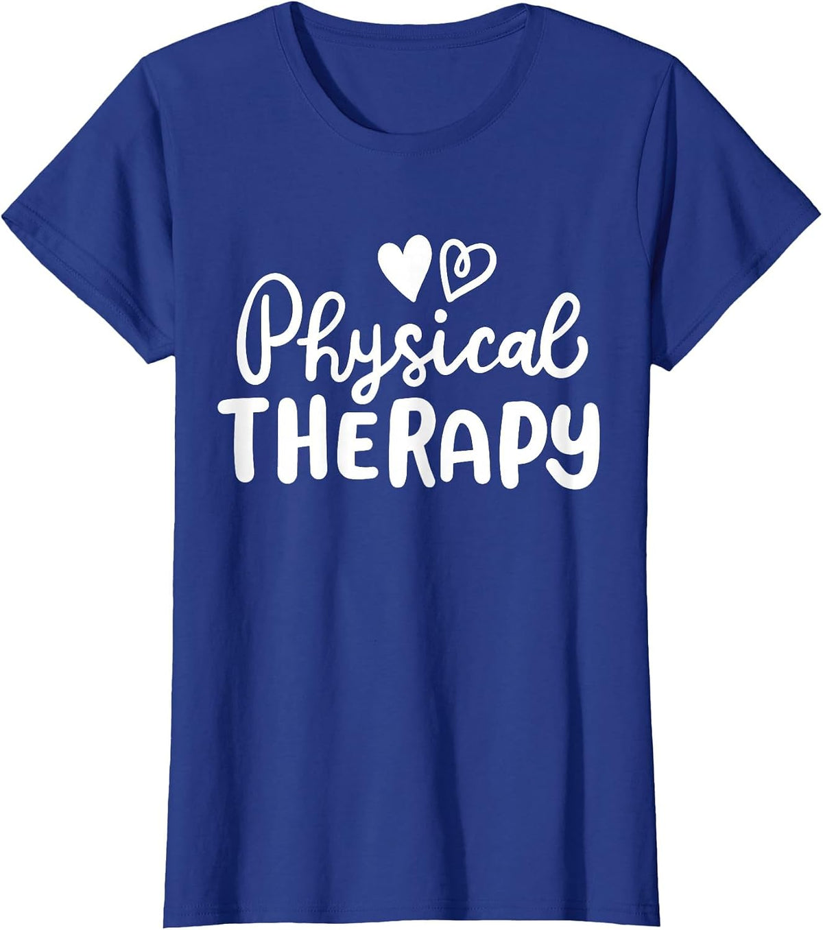 Physical Therapy Therapist PT T-Shirt - Royal Blue