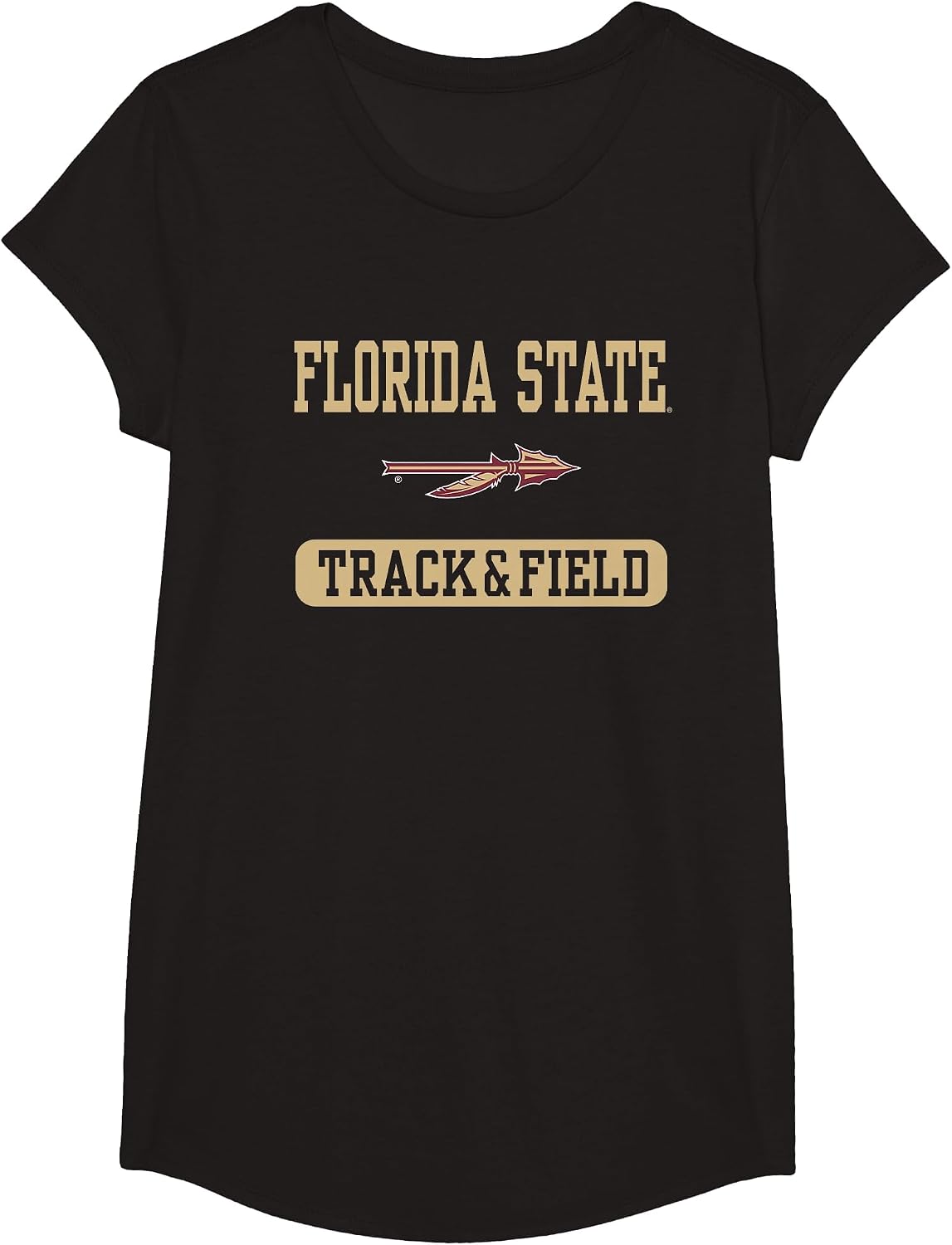 Florida State Seminoles Track & Field Officially Licensed T-Shirt - Girls Black