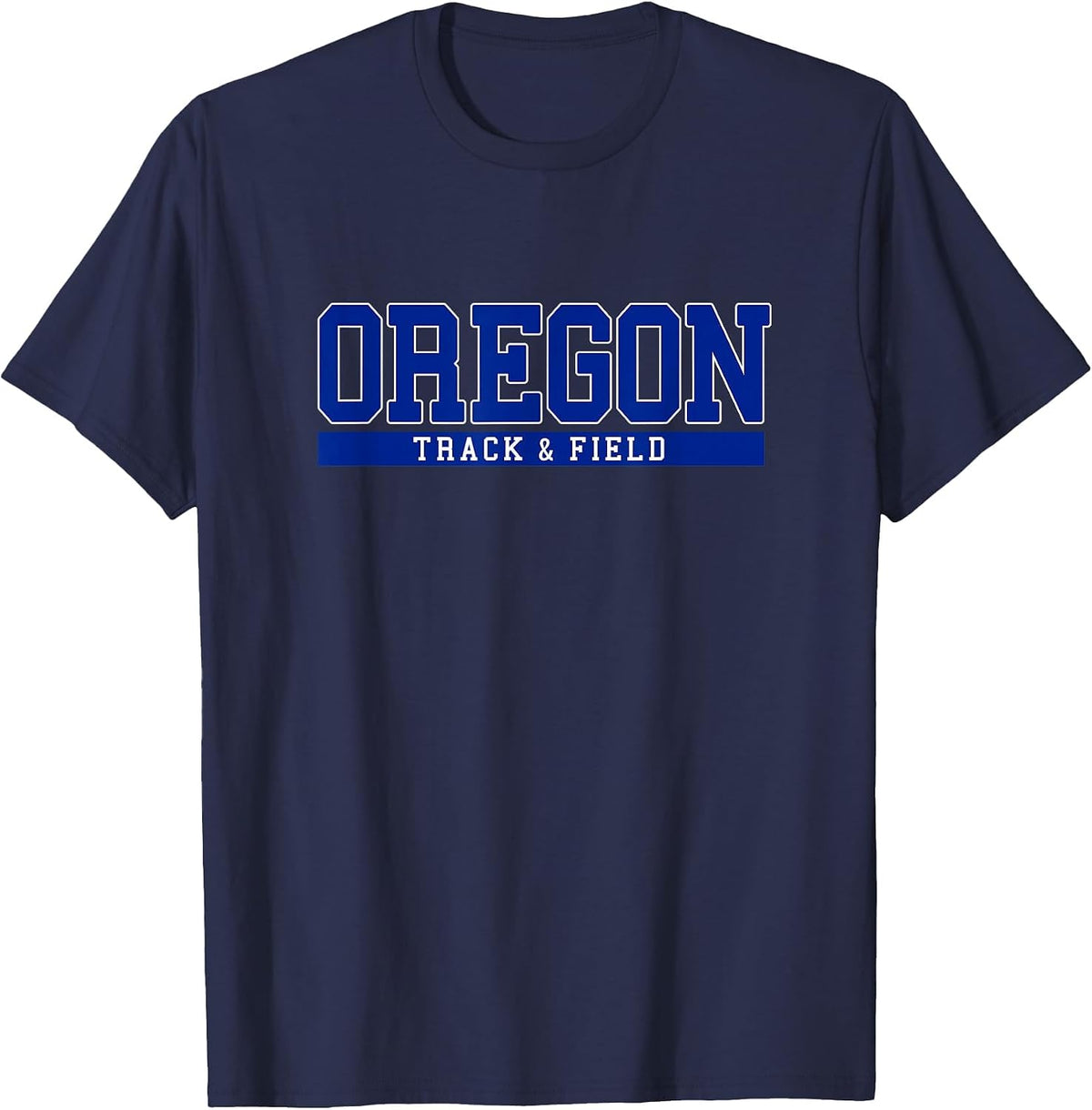 Oregon Track & Field T-Shirt - Navy Blue
