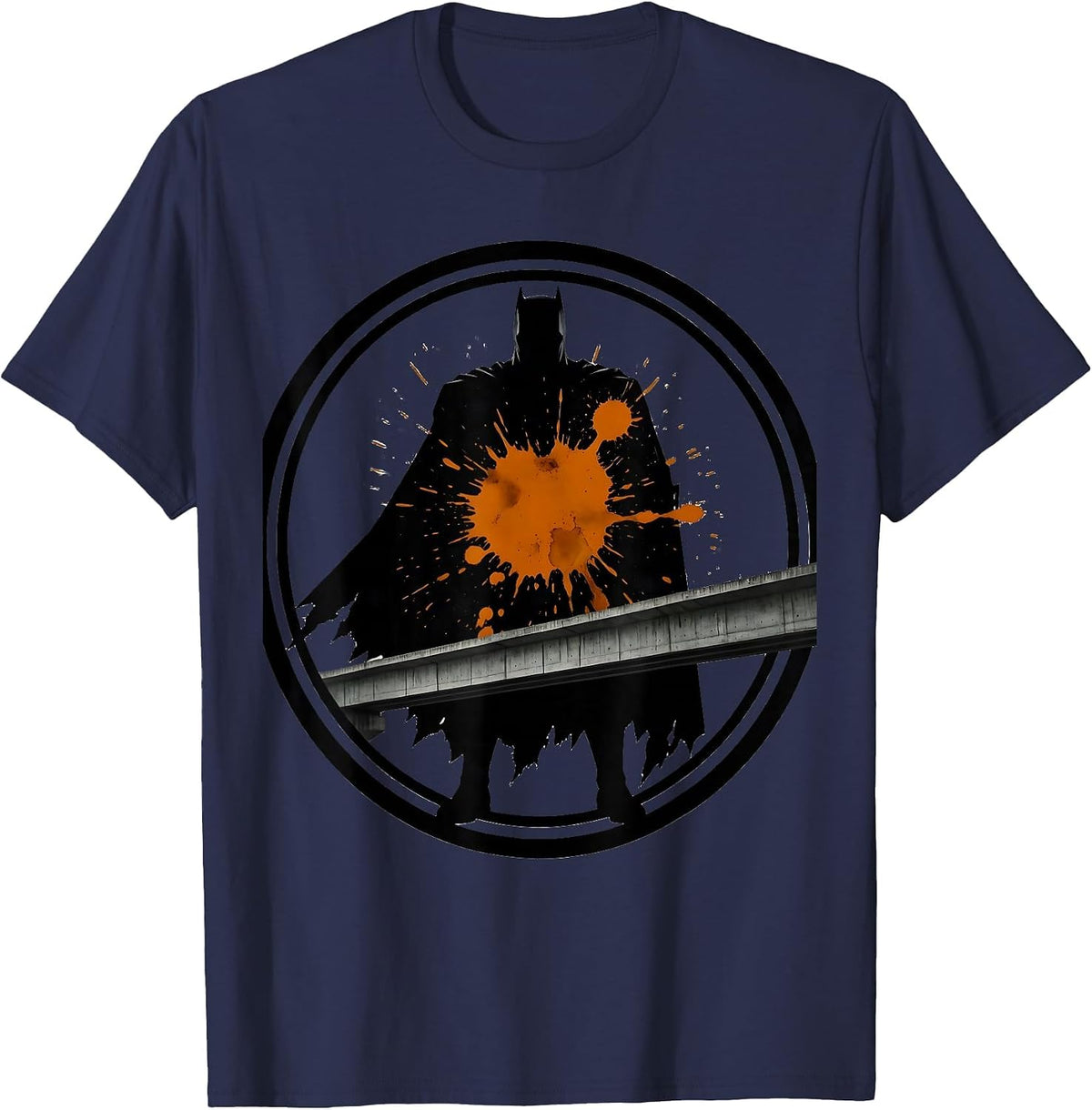 Men's Chaos Coordinator Parent Superhero Graphic T-Shirt - Navy Blue