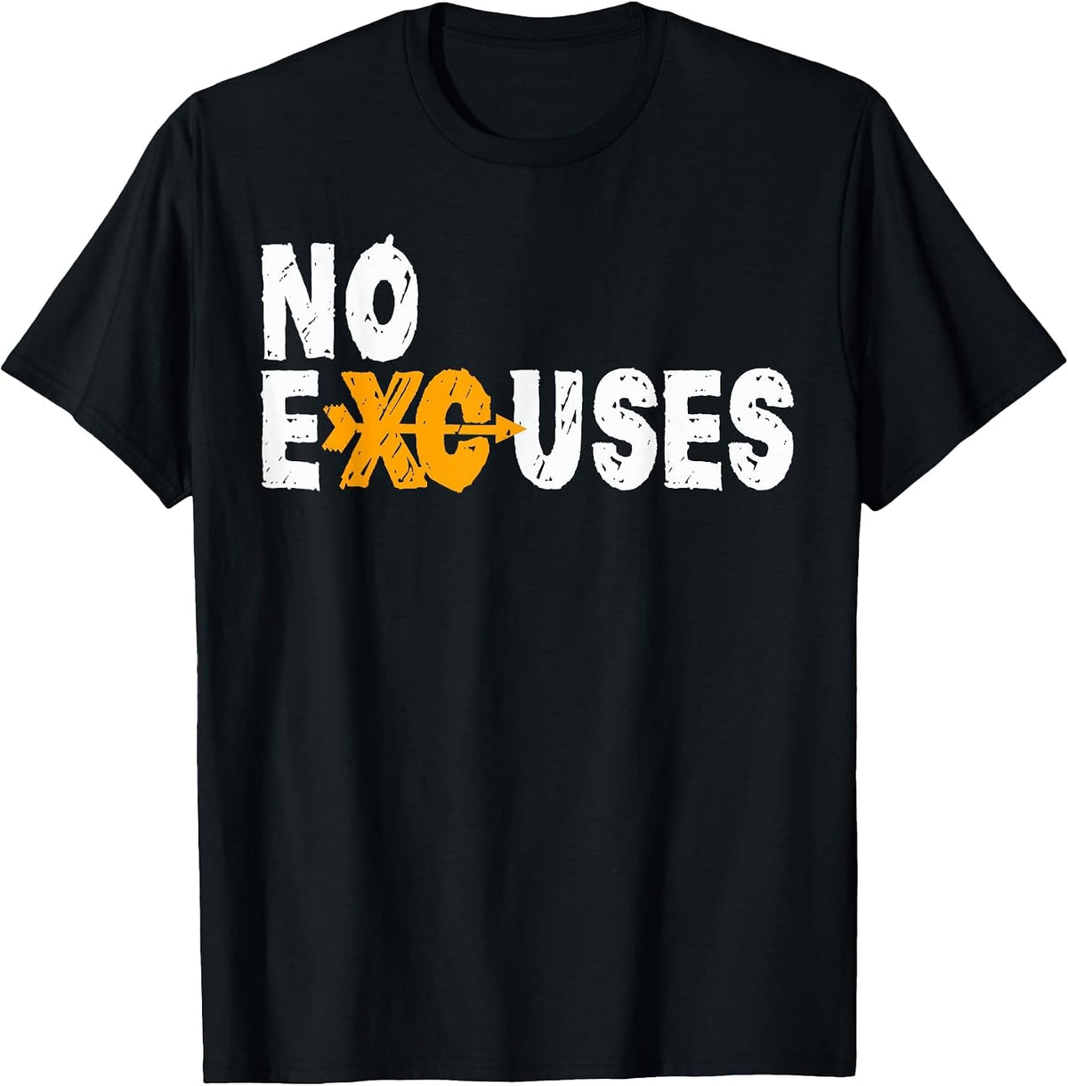 No Excuses Cross Country Running Shirt for XC Runners T-Shirt - Black