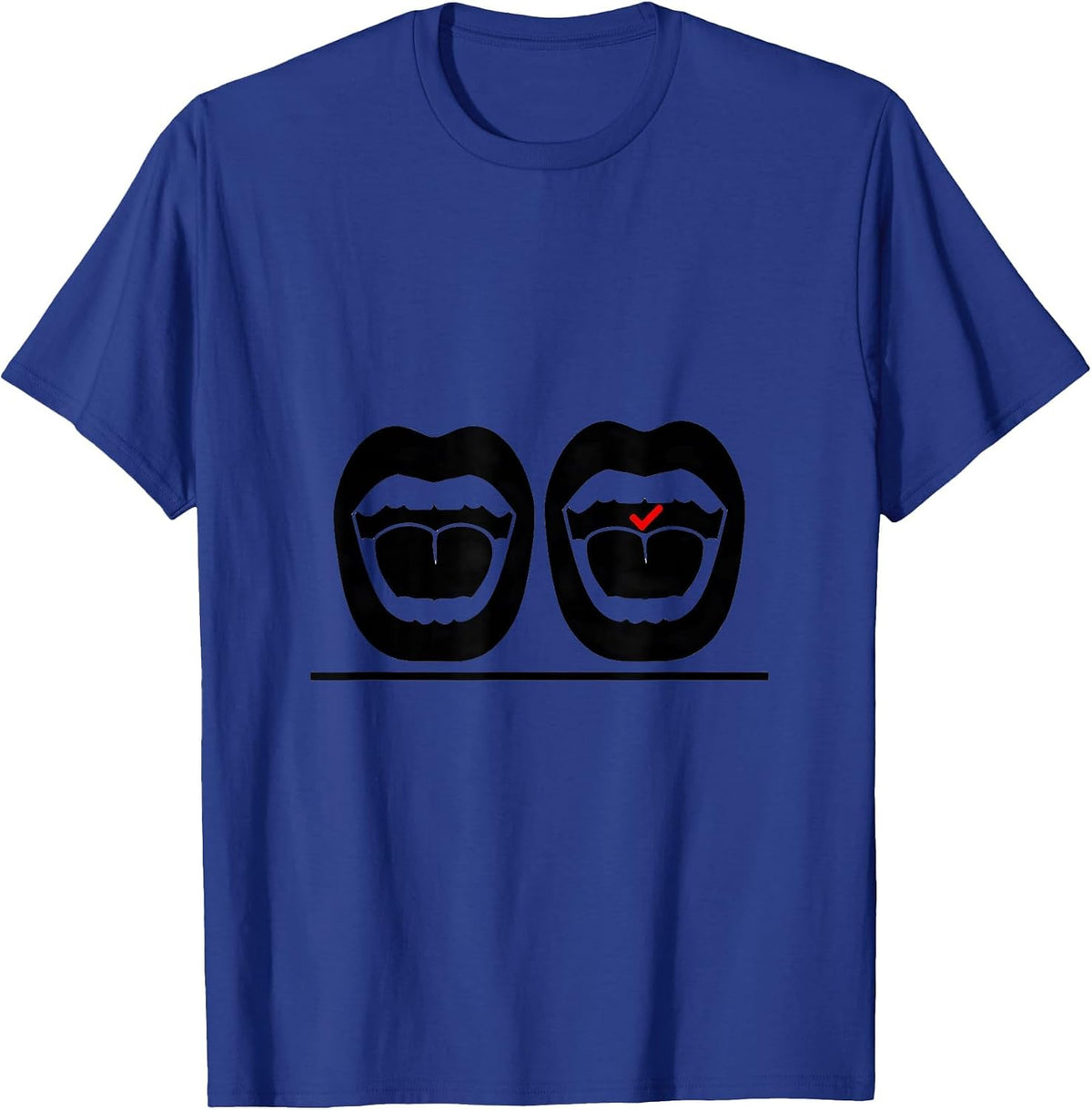 Men's Sagittal Glyph Speech Pathologist SLP Workday Pride T-Shirt - Royal Blue