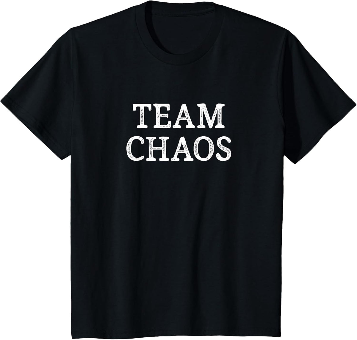 Team Chaos - Vintage Style - T-Shirt - Black