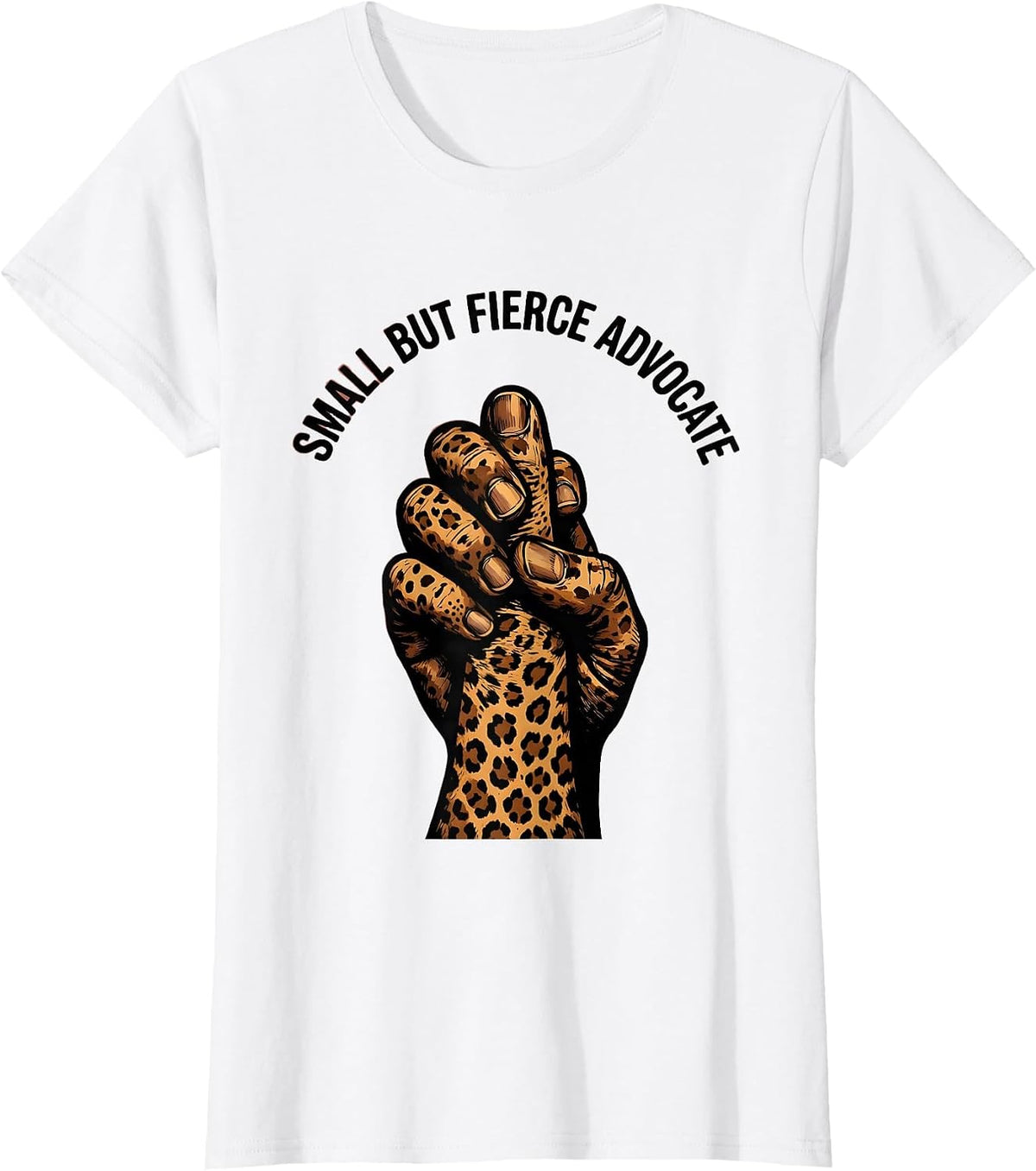 Small But Fierce Advocate NICU Nurse Design T-Shirt - White