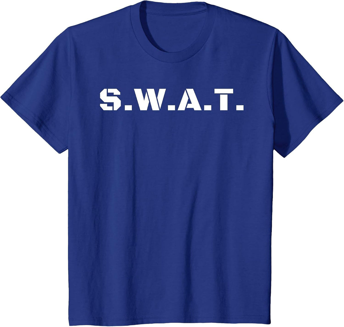 S.W.A.T. Halloween Costume T-Shirt - Royal Blue