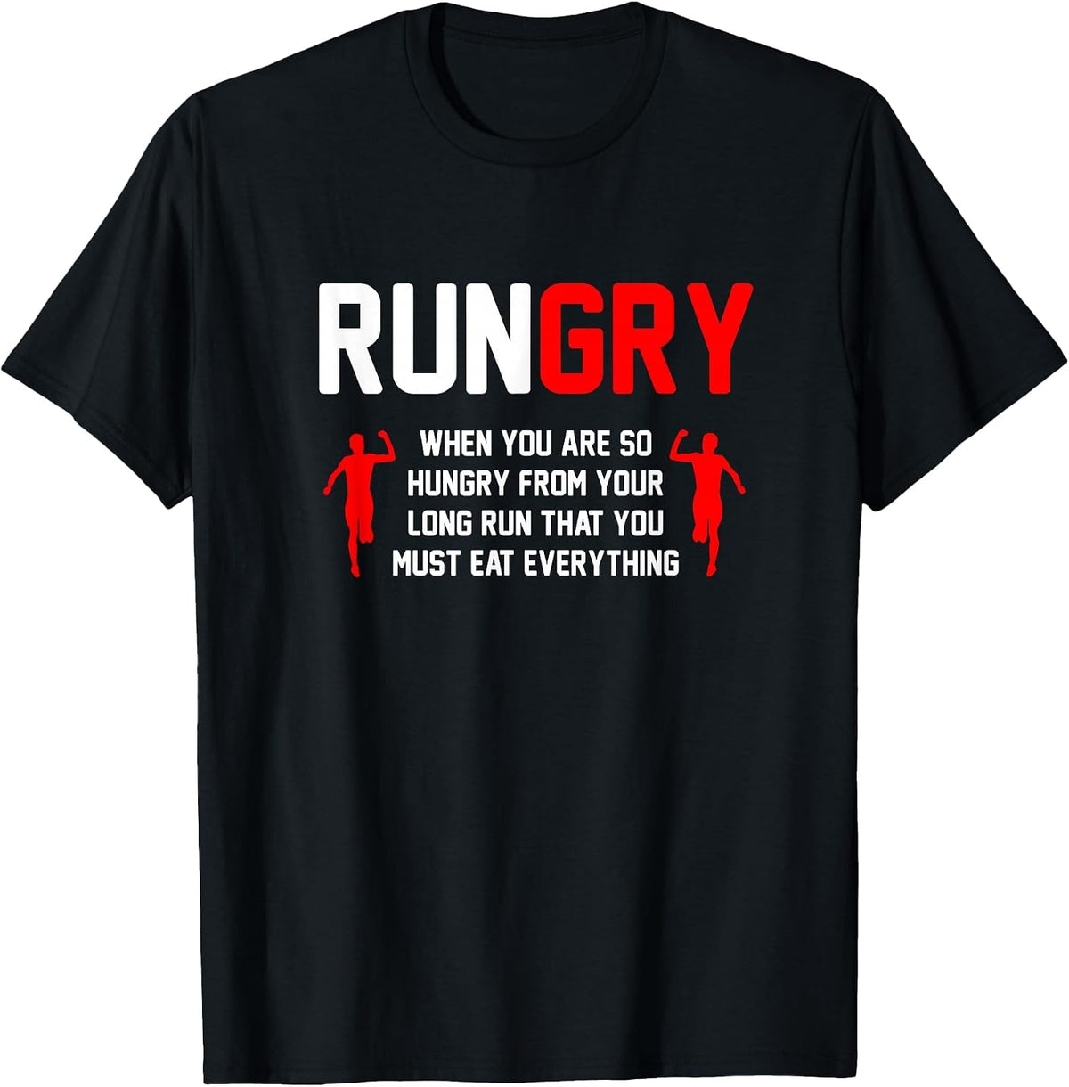 Cross Country Running - XC Run Runner T-Shirt - Black