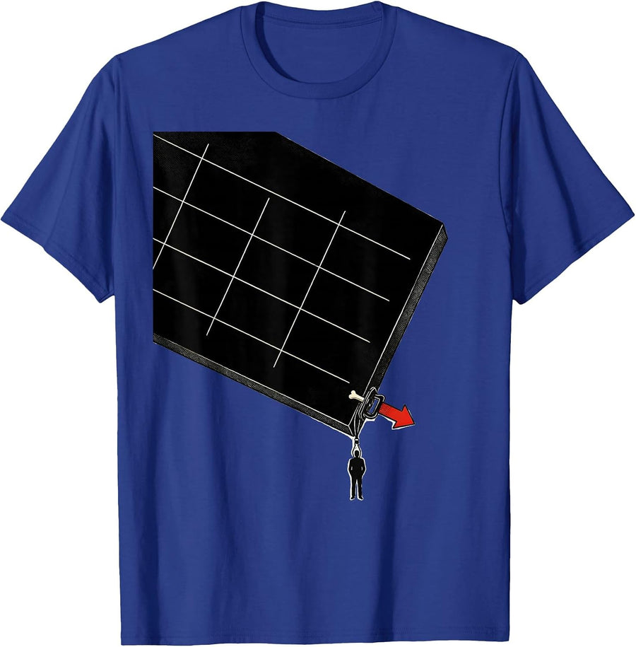 Para Support Monumental Schedule Humor T-Shirt - Royal Blue