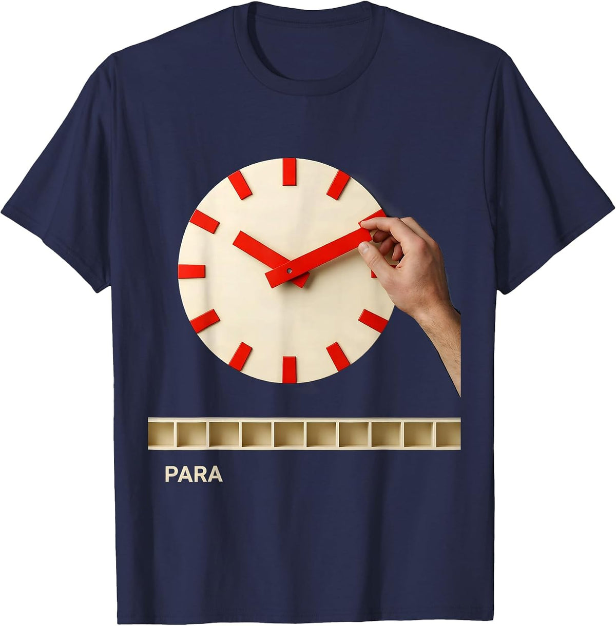 Men's Para Funny Paraprofessional Paraeducator Teacher Aide T-Shirt - Navy Blue