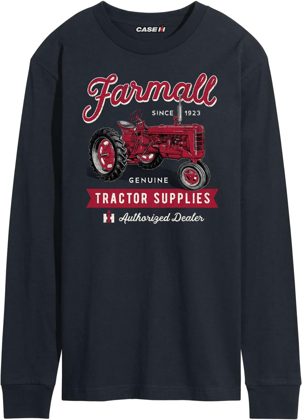 Farmall Genuine Tractor Supplies - Men's Long Sleeve T-Shirt - Navy