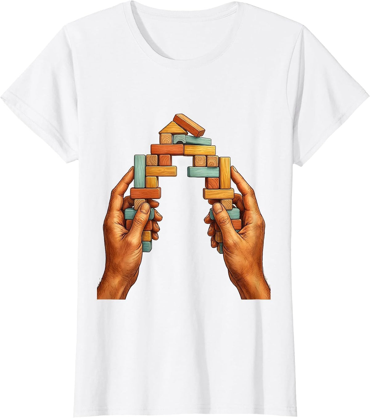 Women's Special Education Teacher Bridge Builder Graphic T-Shirt - White