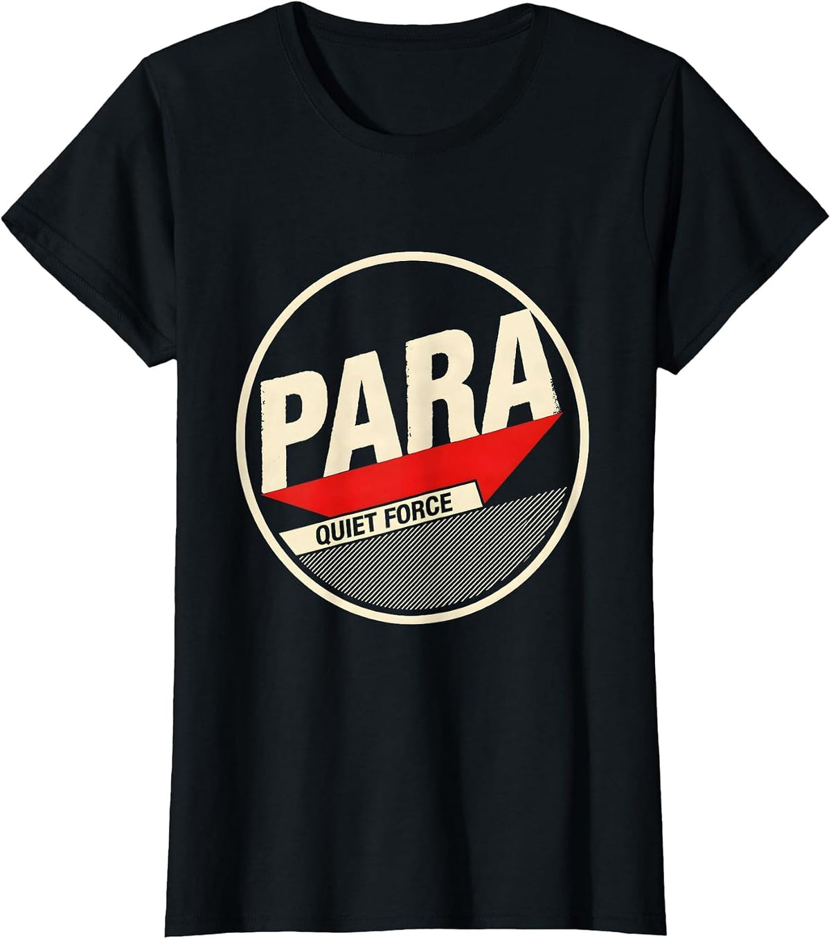 Para Quiet Force Constructivist Paraprofessional Teacher T-Shirt - Black