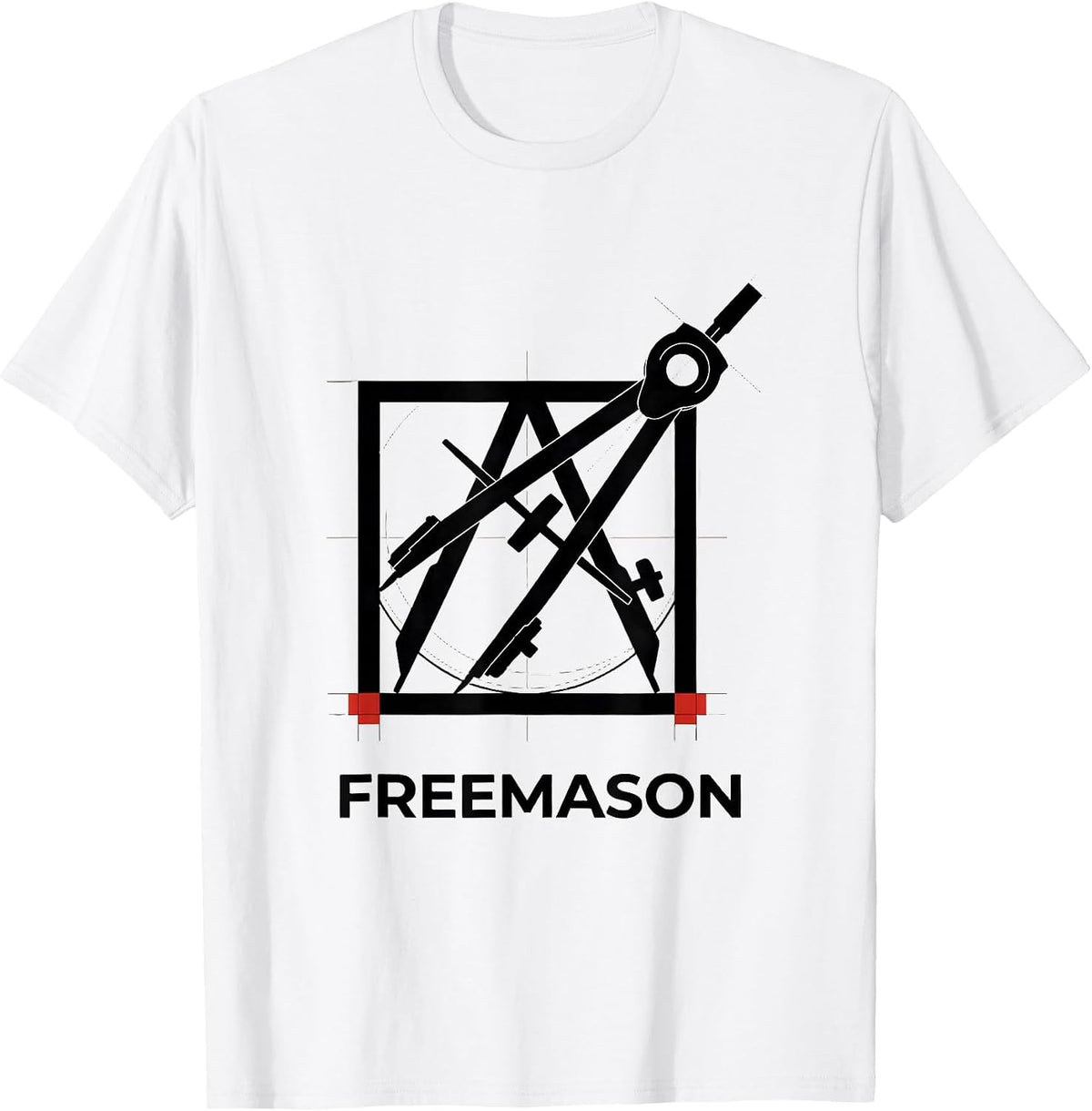 Men's Freemason Swiss International Fraternal Pride Masonic T-Shirt - White