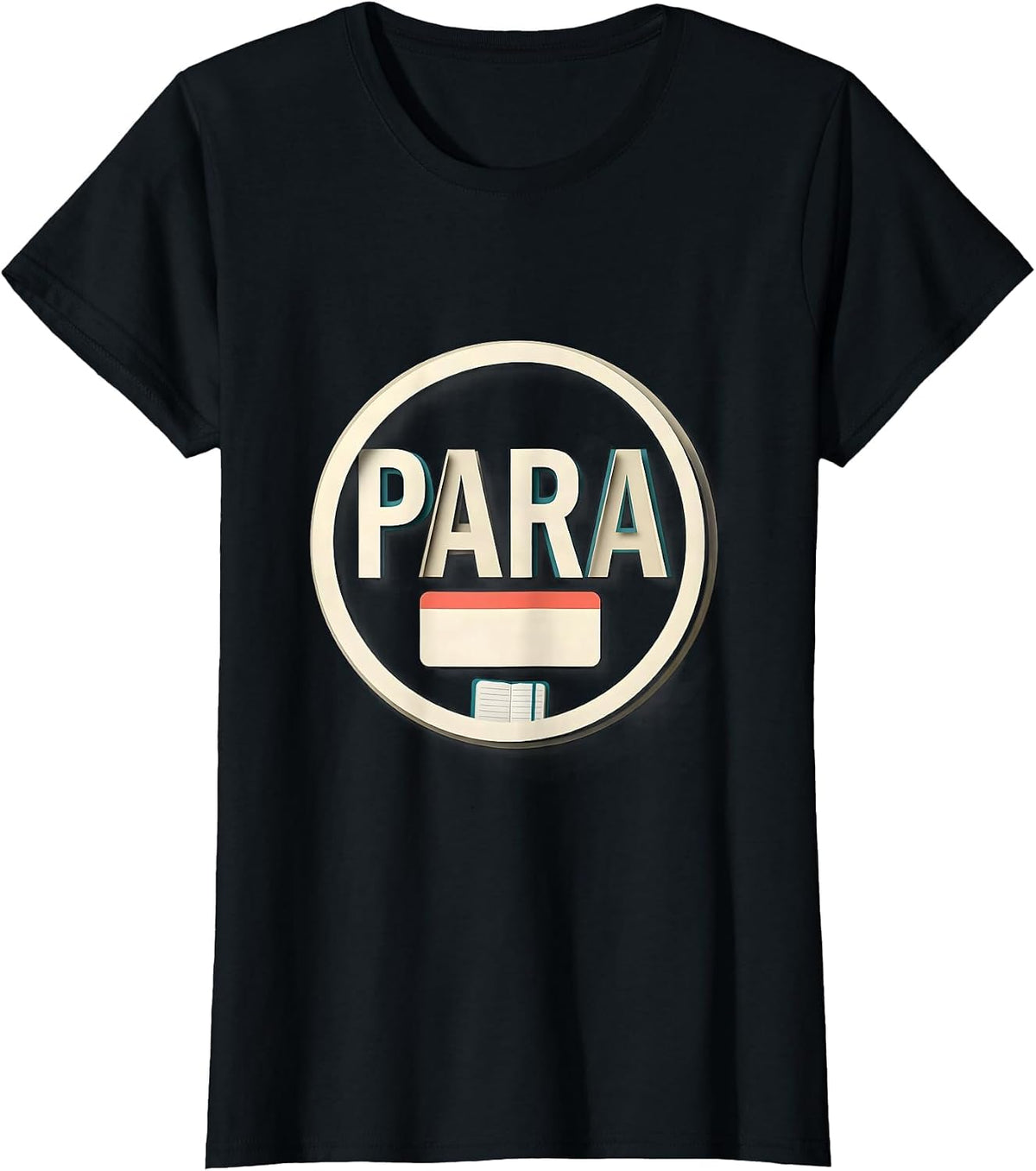 Para Funny Paraprofessional Paraeducator School Support T-Shirt - Black